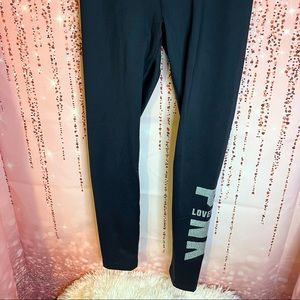 PINK COTTON HIGH WAIST LEGGINGS